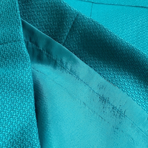 Tahari Teal Green Cocktail Dress Size 2 - Picture 8 of 8